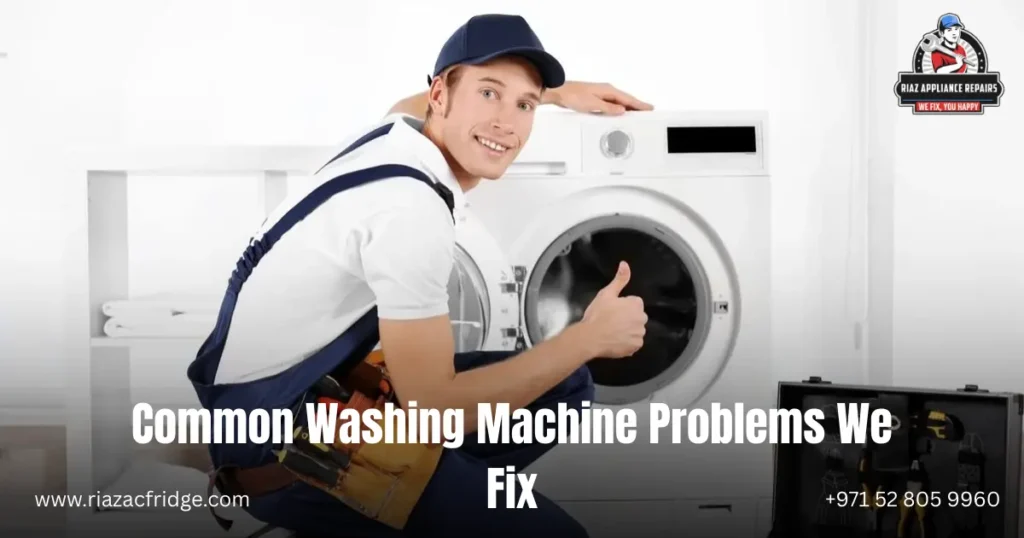 Common washing machine problem we fix