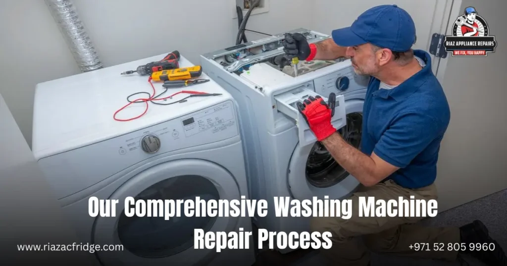 Washing machine repair process
