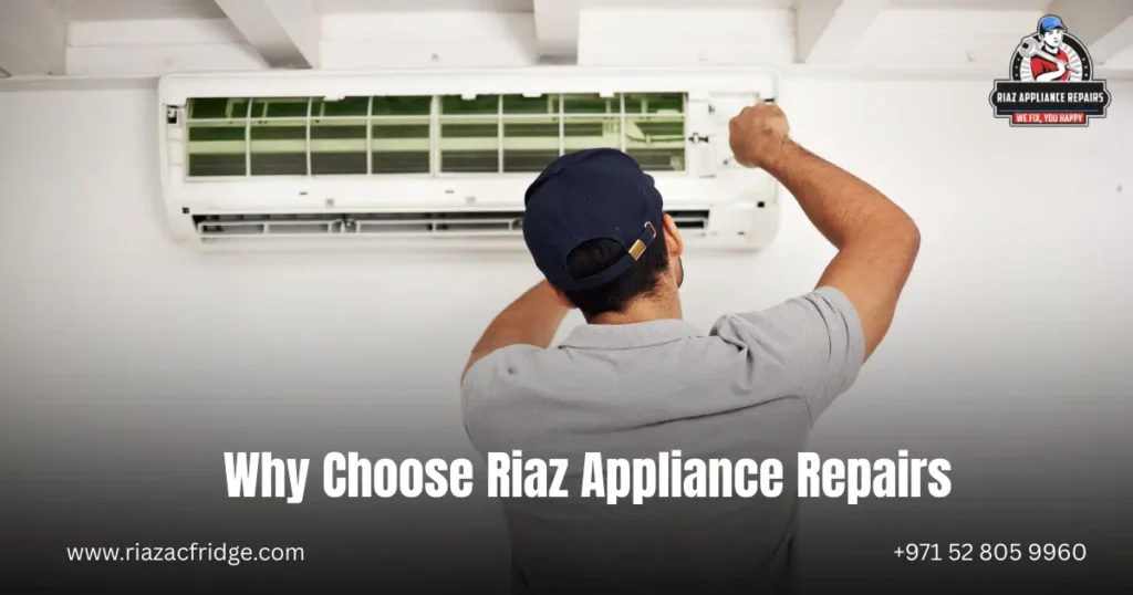 Why Choose Riaz Appliance Repairs